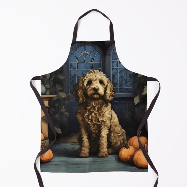 Item preview, Spooky Cockapoo inspired by William Morris designed and sold by bloomandbark.