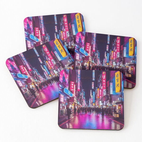 Item preview, MYEONGDONG SEOUL NEON STREETS designed and sold by milestotreasure.