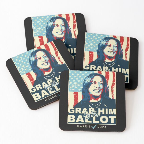 Item preview, Kamala Harris 2024 Grab Him By The Ballot designed and sold by Nerd Shizzle.