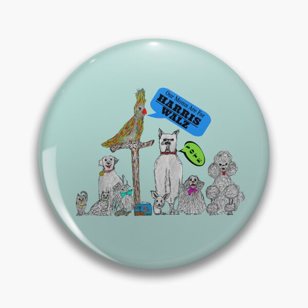 Item preview, Animal Moms for Harris/Walz designed and sold by VLJonesCreates.