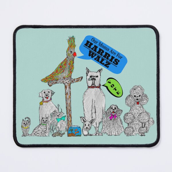 Item preview, Animal Moms for Harris/Walz designed and sold by VLJonesCreates.