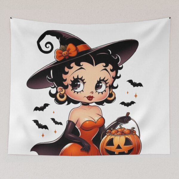 Item preview, Betty Boop Halloween Witch designed and sold by LyssasMindArt.