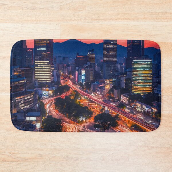 Item preview, VIBRANT SEOUL NEON SUNSET designed and sold by milestotreasure.