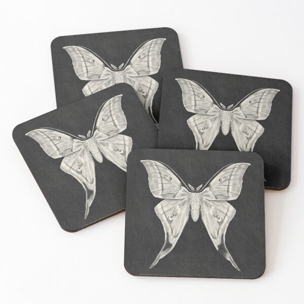 Item preview, Lunar Moth Taxidermy Sketch designed and sold by deliawayball.