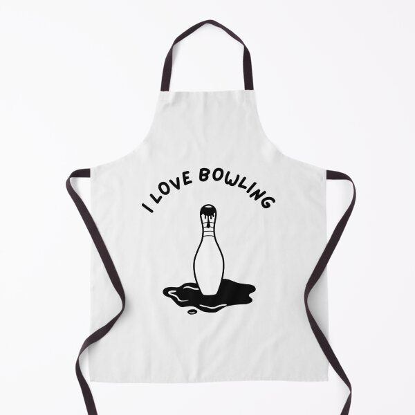 Item preview, I Love Bowling. Black Bowling Pin with Black Wet Dripping designed and sold by DirtySports.