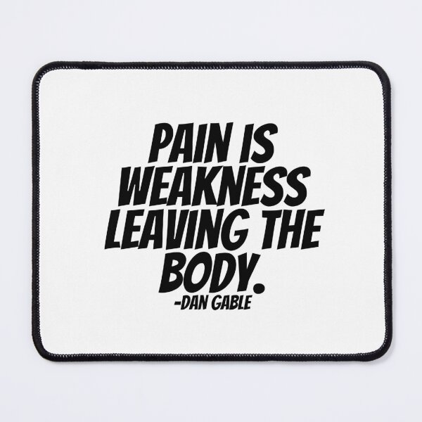 Item preview, Dan Gable - Pain Is Weakness Leaving The Body.  designed and sold by CharmStudio.
