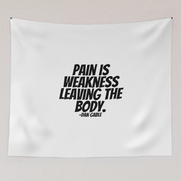 Item preview, Dan Gable - Pain Is Weakness Leaving The Body.  designed and sold by CharmStudio.