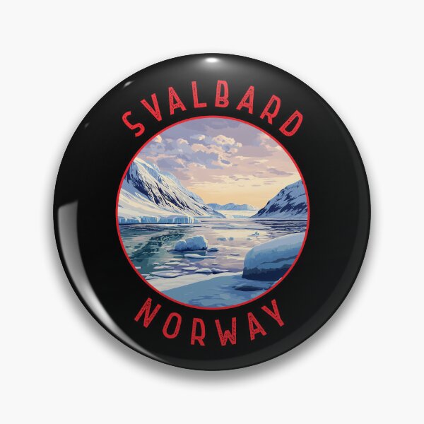 Item preview, Svalbard Norway Retro Distressed Circle designed and sold by KrisSidDesigns.