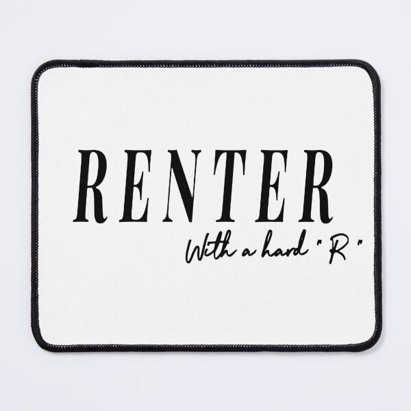 Item preview, Renter - Black designed and sold by AuntieVaxxer Official Shop.