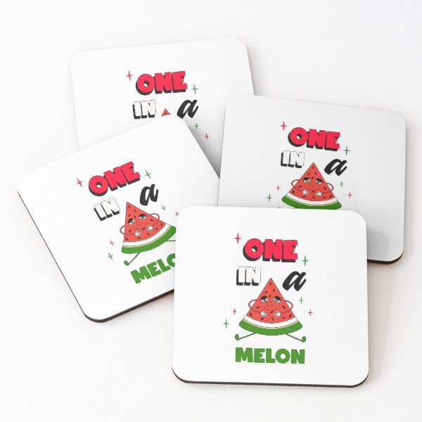 Item preview, One In A Melon Watermelon Slice Pun designed and sold by Sartoris Art.