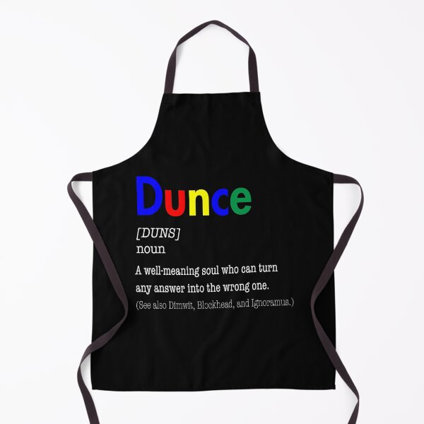 Item preview, Dunce Definition Colorful Text Design designed and sold by Text2tee.