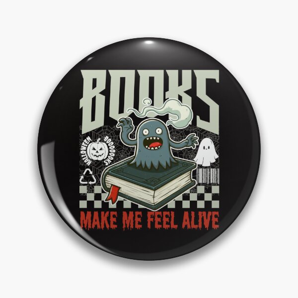 Item preview, Books make me feel alive designed and sold by Peerless-Prime.