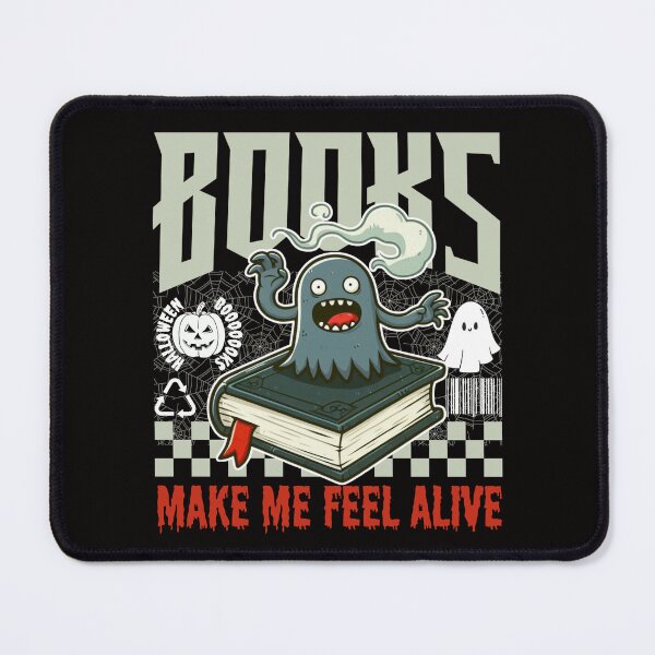Item preview, Books make me feel alive designed and sold by Peerless-Prime.