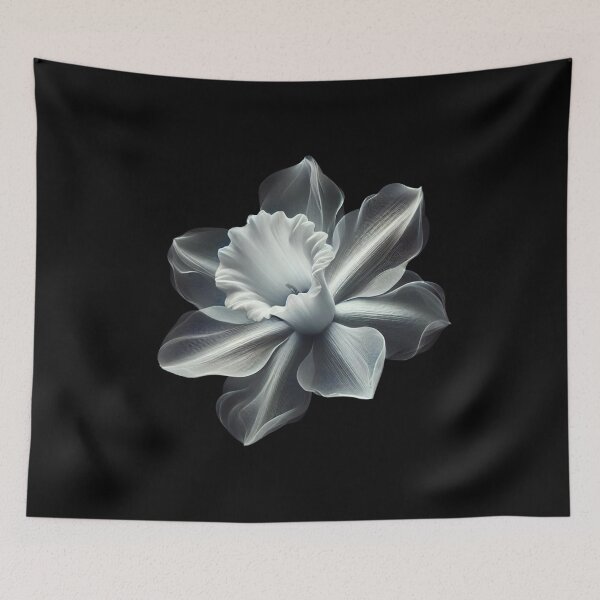 Item preview, Monochrome Daffodil designed and sold by Blink Art Studio.