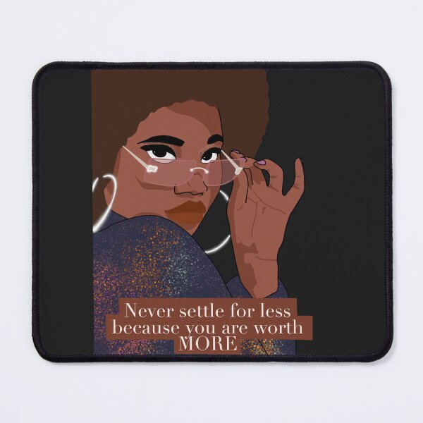 Item preview, Never Settle Girl in Fro designed and sold by chaycreates.