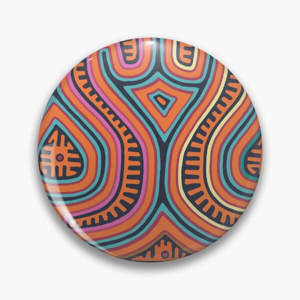Item preview, beautiful mola with colorful worm designs designed and sold by Melquidedec.