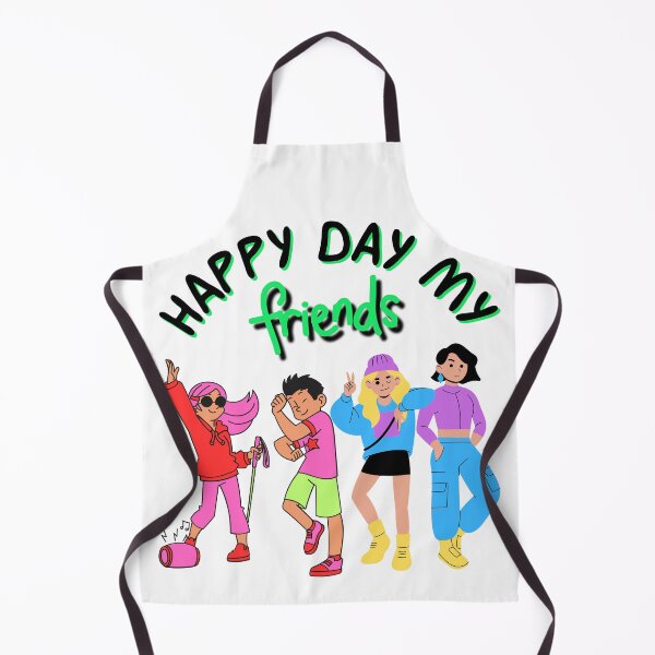 Item preview, HAPPY DAY MY FRIENDS designed and sold by stickersrafisa.