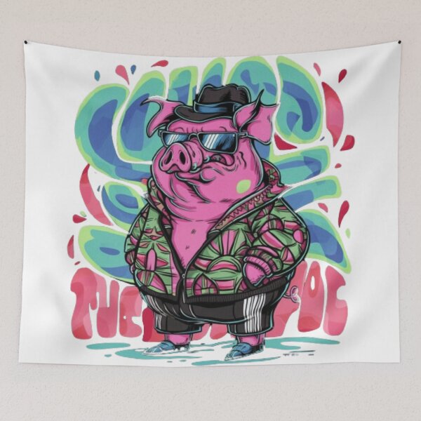 Artikelvorschau, Cooles Schwein mit Sonnenbrille entworfen und verkauft von XquisiteFashion.