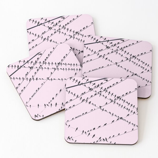 Item preview, Birds on a Wire : South Congress, Austin, Texas : Pink designed and sold by TRVLR Designs.