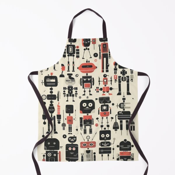 Item preview, Abstract Quirky Robots designed and sold by InsanseCreation.