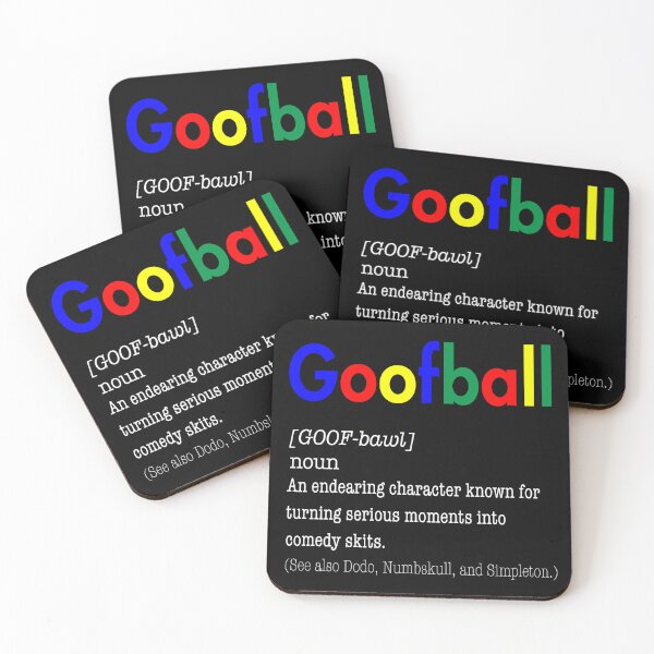 Item preview, Goofball Definition Colorful Text Design designed and sold by Text2tee.