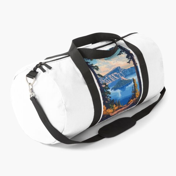 Item preview, Crater Lake National Park Travel Art Vintage designed and sold by KrisSidDesigns.