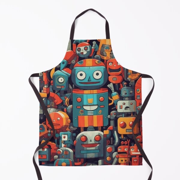 Item preview, Abstract Quirky Robots designed and sold by InsanseCreation.
