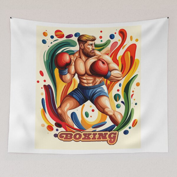 Item preview, Poster Print Wall Art T-Shirt design - Sports: Boxing designed and sold by ForeverPrintsOK.