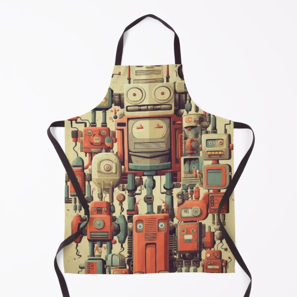 Item preview, Abstract Quirky Robots designed and sold by InsanseCreation.