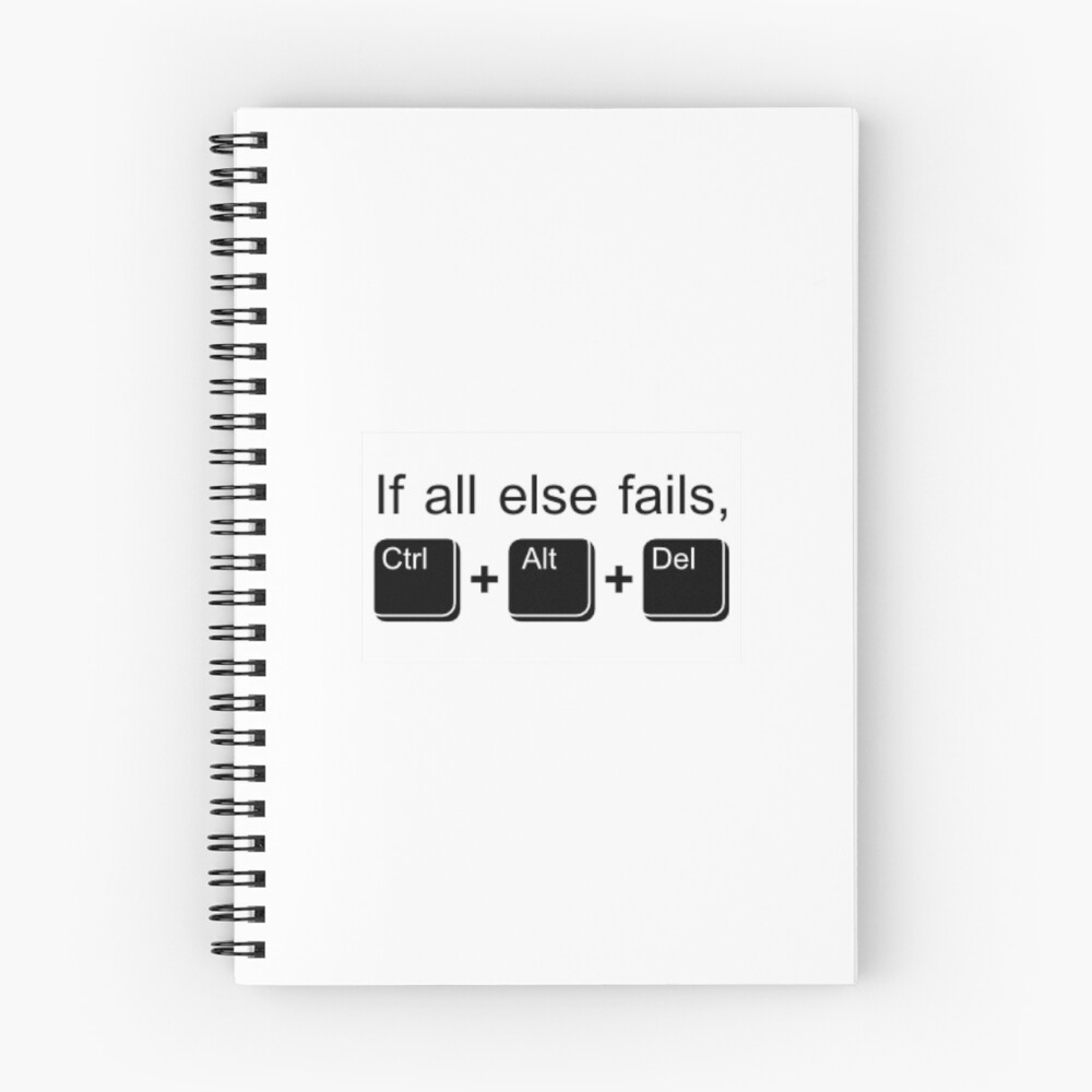 Item preview, Spiral Notebook designed and sold by TheStickyNote.