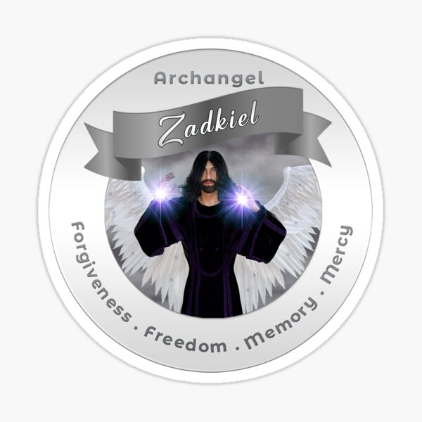 Archangel Zadkiel Sticker