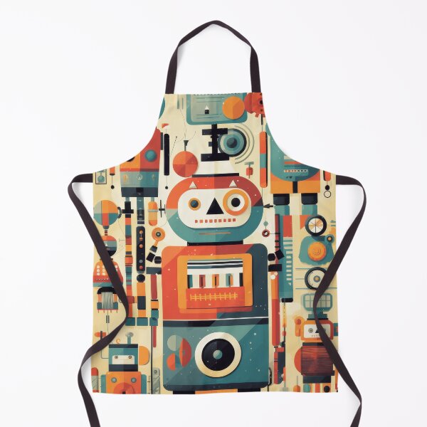 Item preview, Abstract Quirky Robots designed and sold by InsanseCreation.