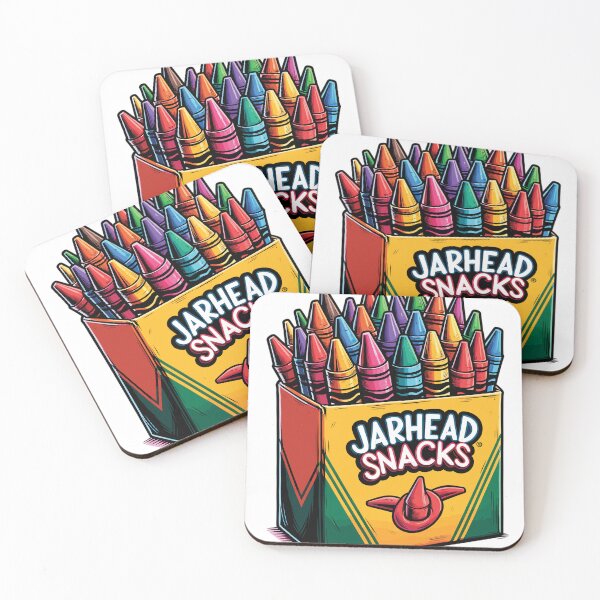 Item preview, Humorous Marine "Jarhead Snacks" Crayon Eater Design designed and sold by SillyPupDesign.