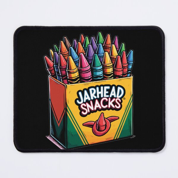 Item preview, Humorous Marine "Jarhead Snacks" Crayon Eater Design designed and sold by SillyPupDesign.