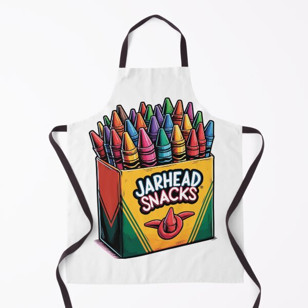 Item preview, Humorous Marine "Jarhead Snacks" Crayon Eater Design designed and sold by SillyPupDesign.