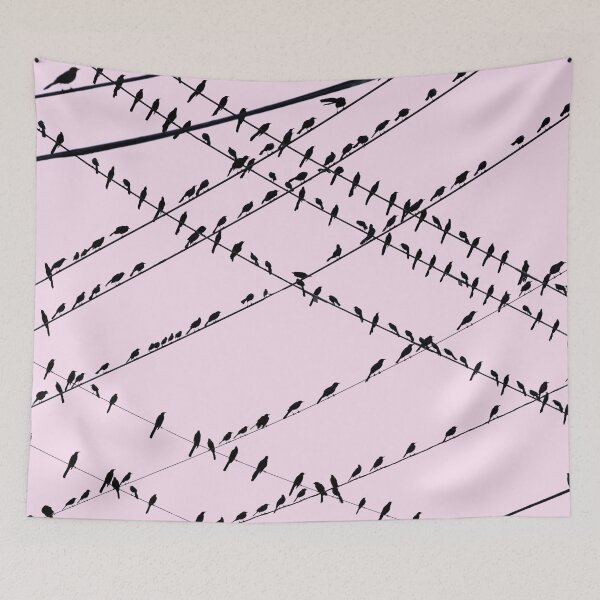 Item preview, Birds on a Wire : South Congress, Austin, Texas : Pink designed and sold by TRVLR Designs.