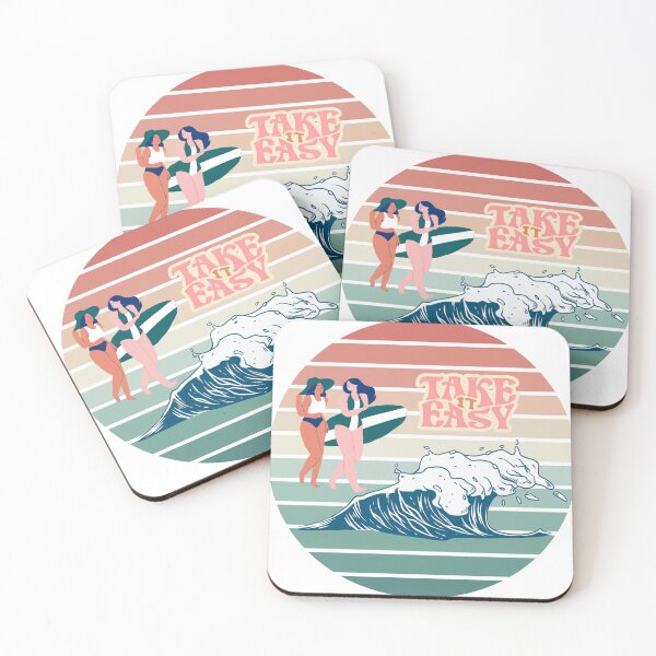 Item preview, Ride the Waves: Retro Surf Vibes and Sunset Serenity designed and sold by DesignByMalwina.