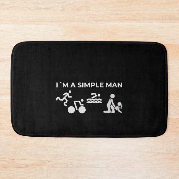 Item preview, Simple Triathlon Man - Swim, Bike, Run & Love designed and sold by Triathlongram.