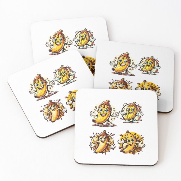 Item preview,  Funny Banana Lover: Banana And Chocolate, pack Sticker designed and sold by Almasrigroup.