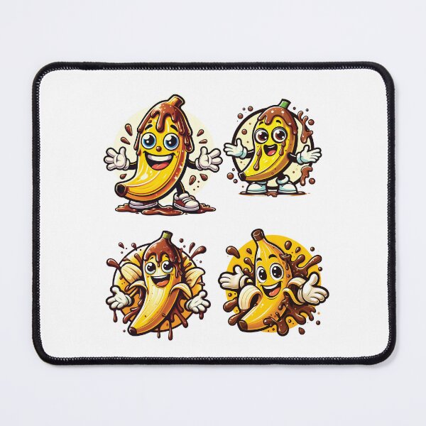 Item preview, Funny Banana Lover: Banana And Chocolate, pack Sticker designed and sold by Almasrigroup.