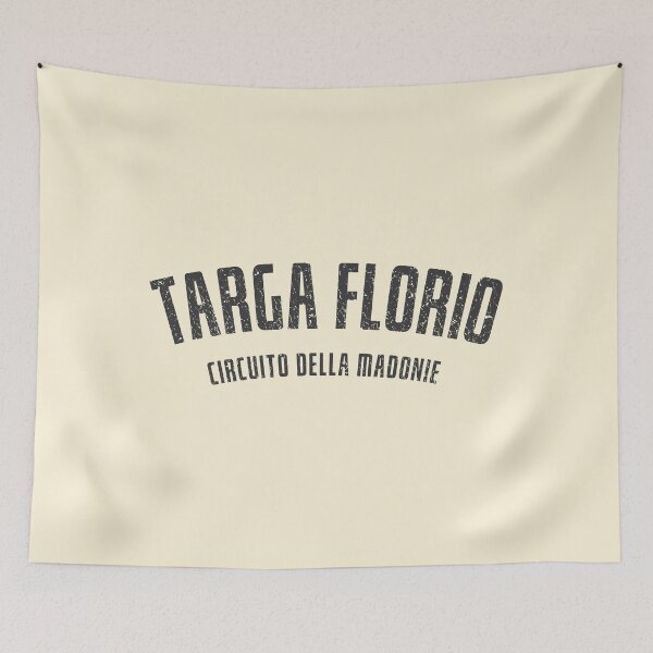 Item preview, Vintage Targa Florio - Circuito della Madonie, Sicily T shirt - black print designed and sold by retropetrol.