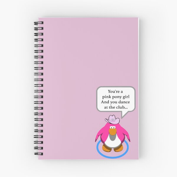 Item preview, Pink Pony Club Penguin  designed and sold by Kool Stickers.
