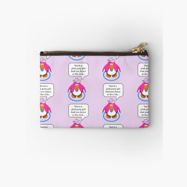 Item preview, Pink Pony Club Penguin  designed and sold by Kool Stickers.