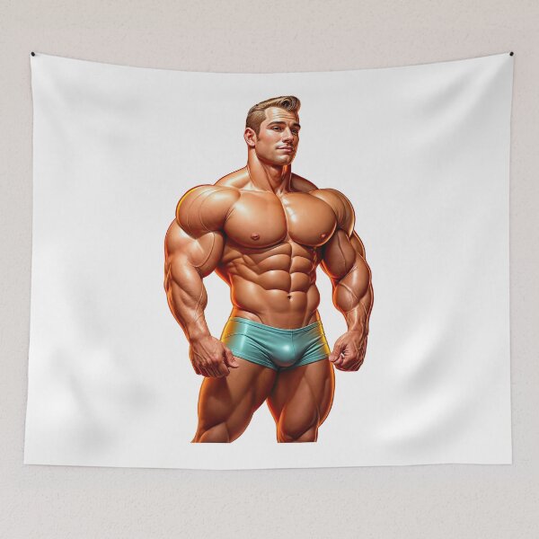 Item preview, New Series: Bodybuilder Sticker #17 designed and sold by ForeverPrintsOK.
