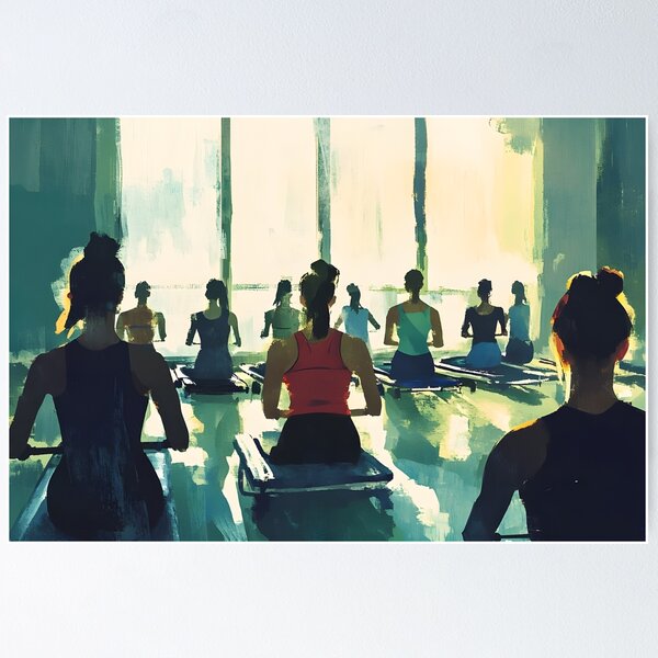Item preview, Indoor Pilates Class Scene designed and sold by Alin Richard Iovănuț.