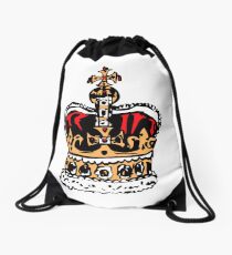 London crown Drawstring Bag