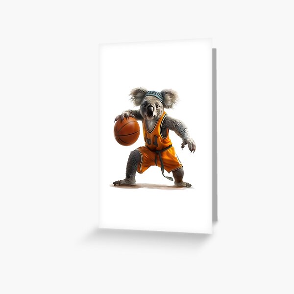 Item preview, Cute Koala Basketballer | Funny Gift For Kids Basketballers designed and sold by ViralBrowser.