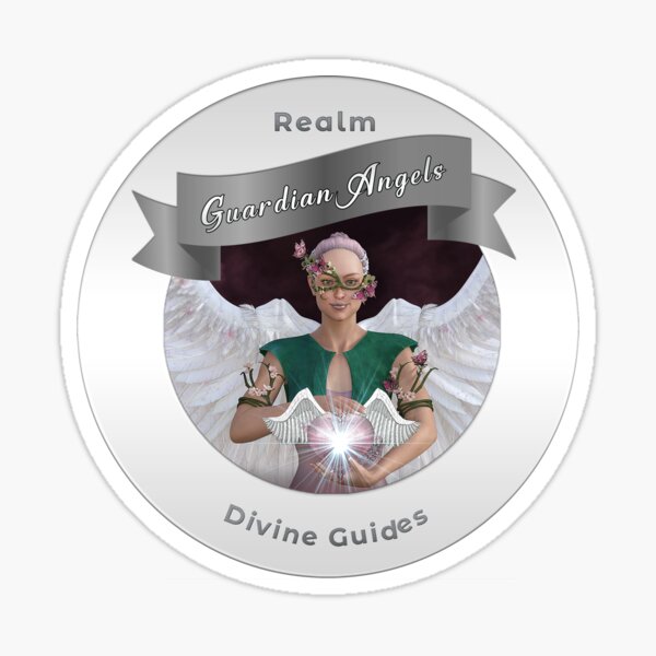 Angelic Realm Guardian Angels Sticker