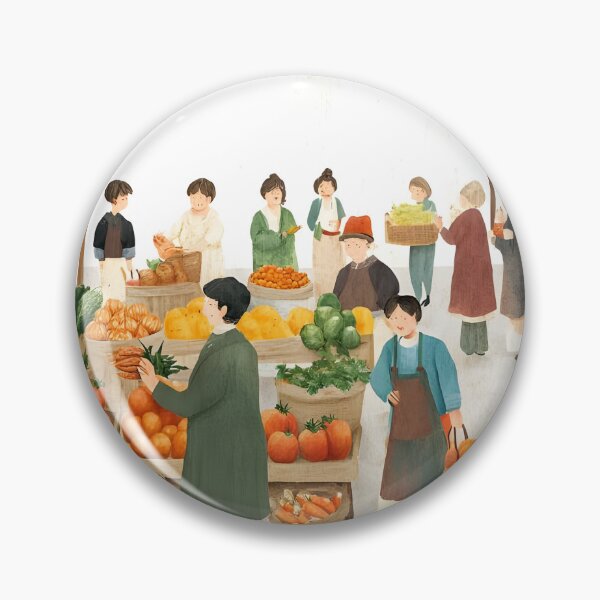 Item preview, Lively Farmers Market Visit designed and sold by Alin Richard Iovănuț.