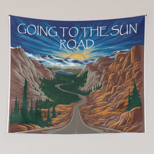 Item preview, Going To The Sun Road Montana Vista designed and sold by Esskay Designs.